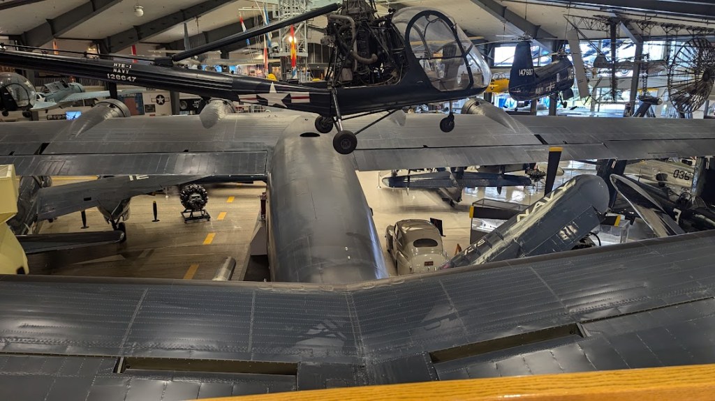 A large propeller driven aircraft